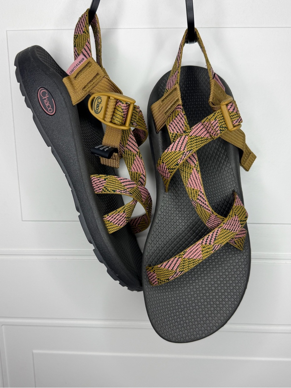 Chaco Women's Sport Sandal in Pink and Bronze size 11